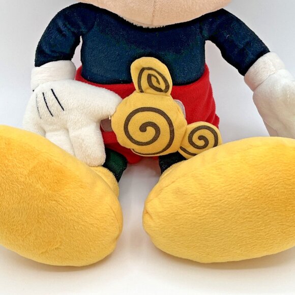 Disney Christmas Mickey Mouse Santa Plush with Lollipop – HTF Hong Kong 16" - Picture 4 of 11